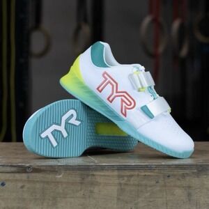 TYR L-1 Lifter Men's 10 Weight Training Powerlifting Gym Shoes Turquoise Lifting